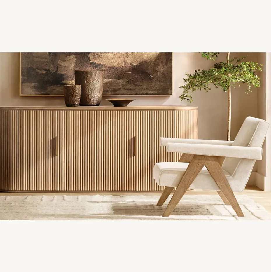 Buffet Riez en bois massif, vue 4 sur 4