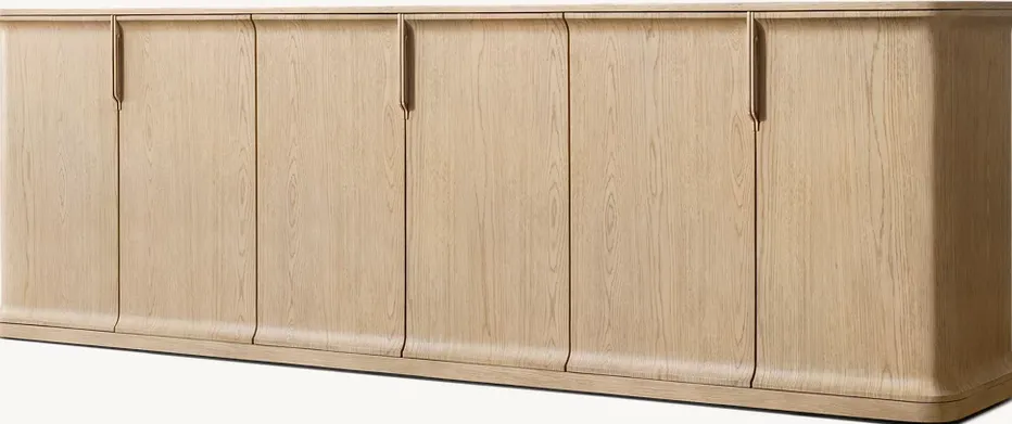 Buffet Romans en bois massif 6 portes, vue 4 sur 6
