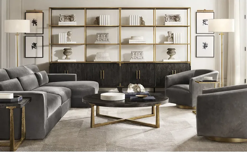 Buffet Seix en bois massif, vue 2 sur 3