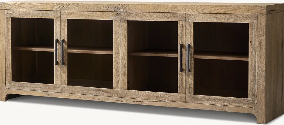 Buffet Trémolat en chêne 4 portes, vue 2 sur 4
