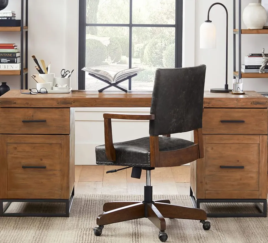 Bureau Apt en bois massif, vue 4 sur 6