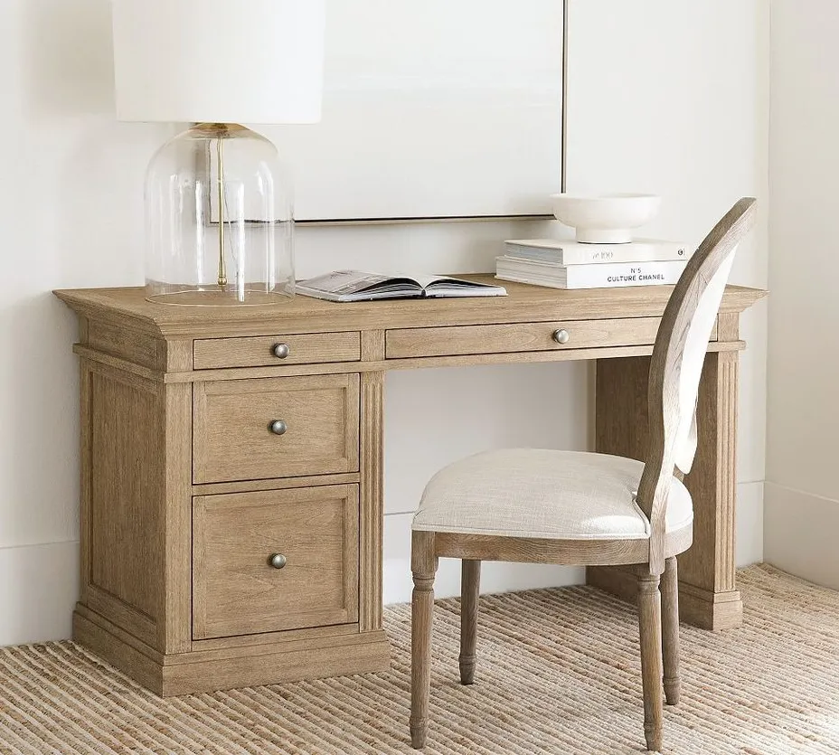 Bureau Cassis en chêne, collection bureaux ELWOOD HOME