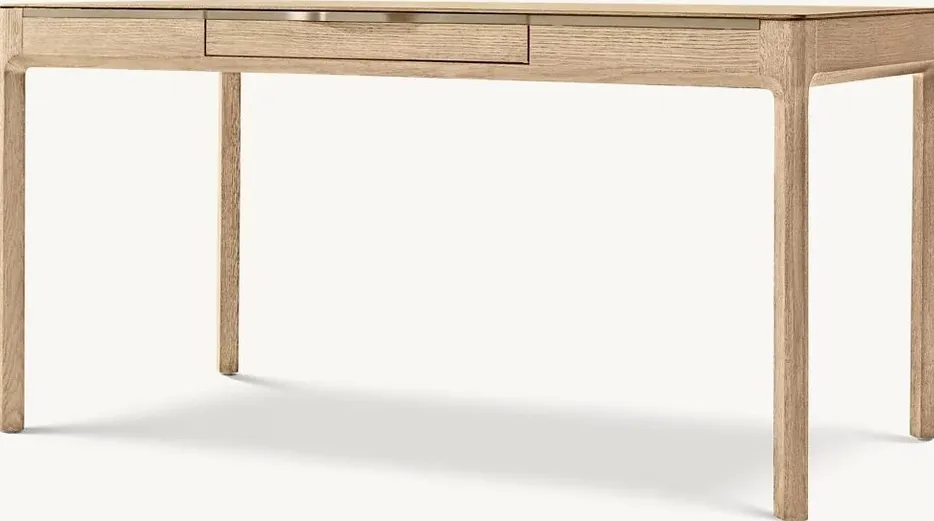 Bureau Lorgues en bois massif, vue 2 sur 5