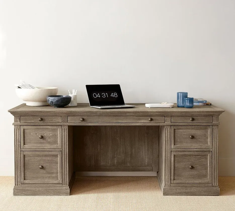 Bureau Manosque en chêne, vue 3 sur 6