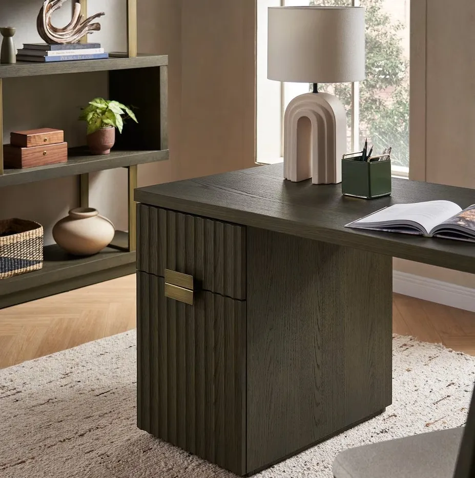 Bureau Oppède en chêne, vue 2 sur 5