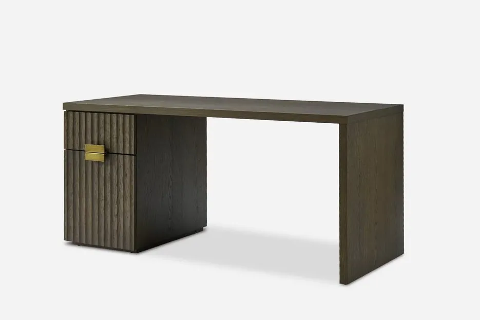 Bureau Oppède en chêne, vue 4 sur 5