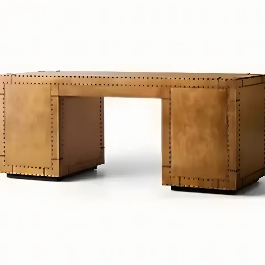 Bureau Peille en chêne, vue 3 sur 4