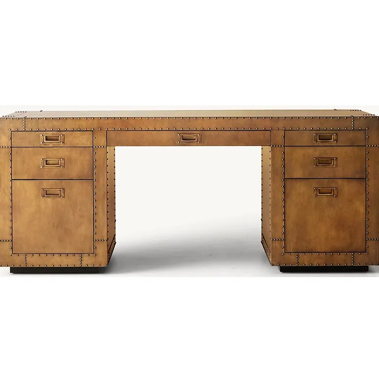 Bureau Peille en chêne, vue 4 sur 4