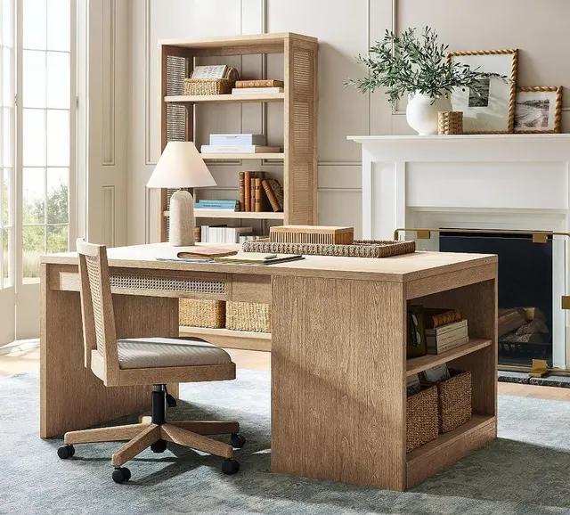 Bureau Sète en chêne — bureaux