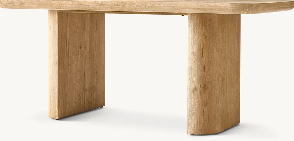 Bureau Sospel en chêne, vue 3 sur 4