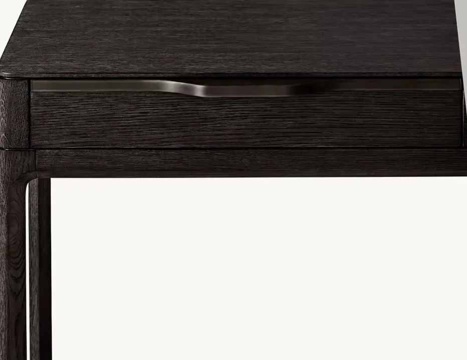Bureau Valensole en chêne, vue 3 sur 4