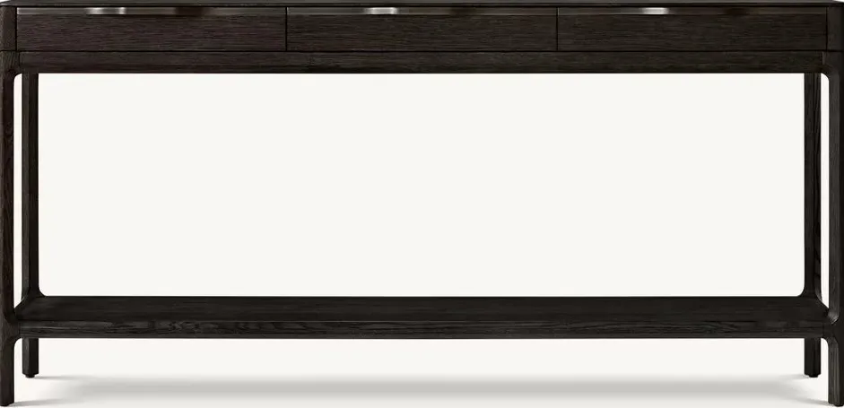 Bureau Valensole en chêne, vue 4 sur 4