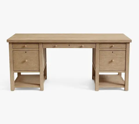 Bureau Vence en chêne — bureaux