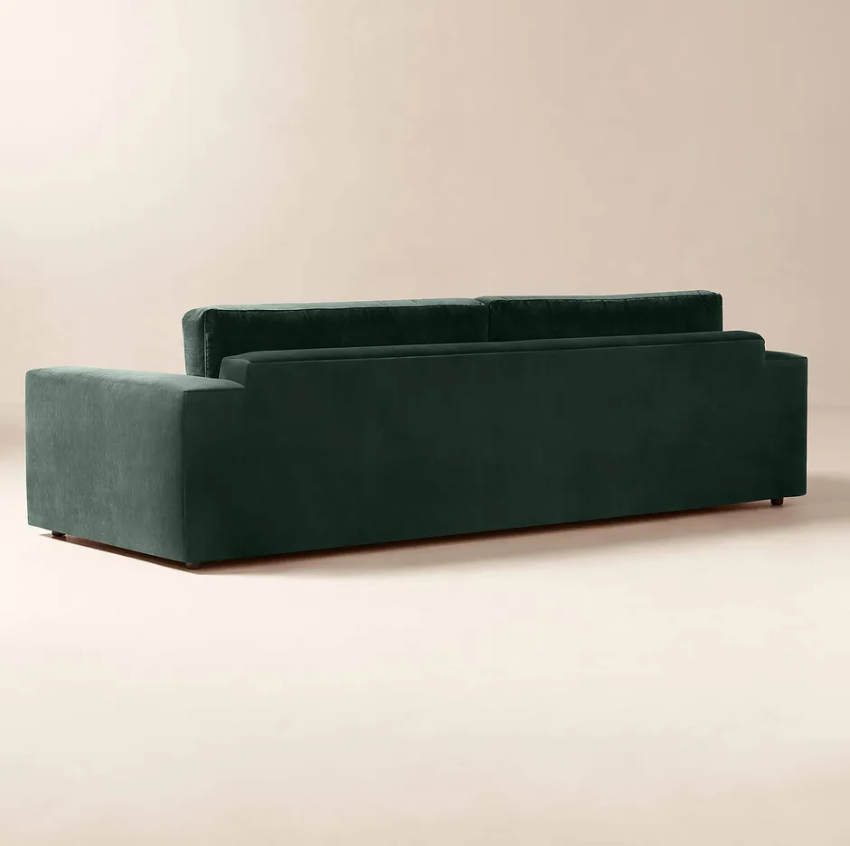 Canapé Biot en velours vert, vue 5 sur 5