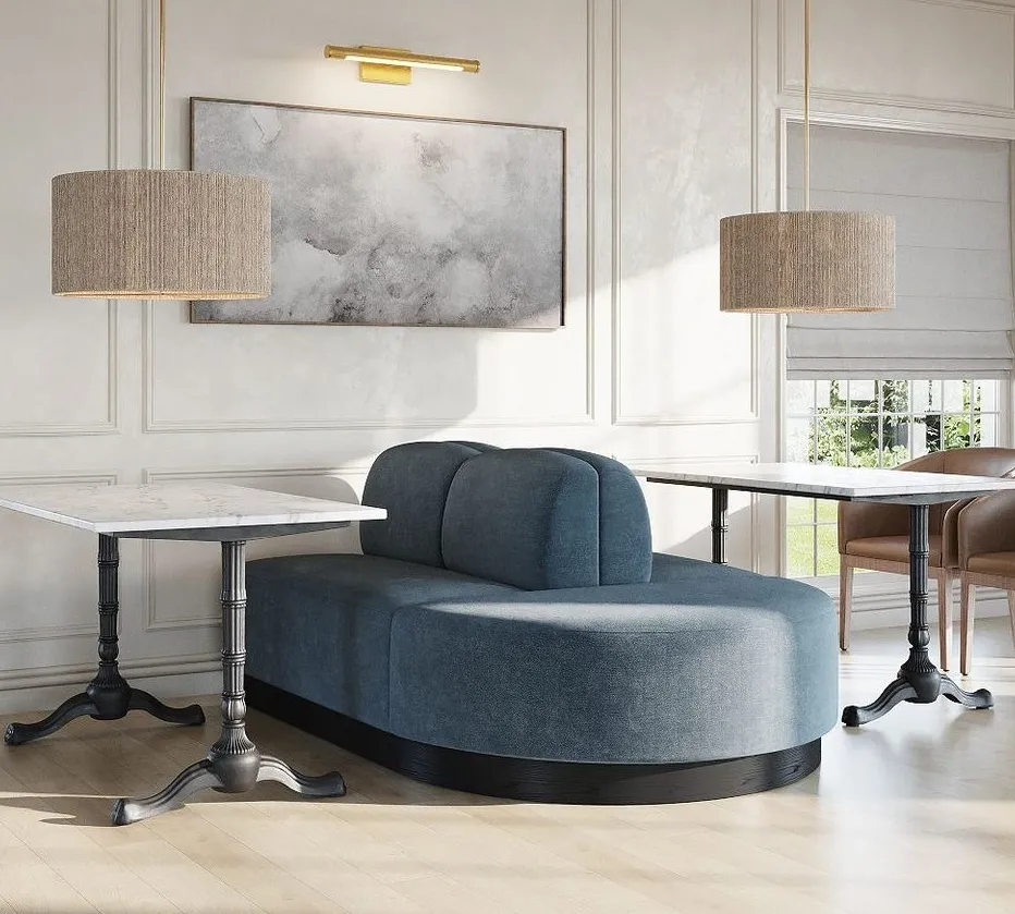 Canapé d'angle Bonnieux en tissu, collection canapés ELWOOD HOME