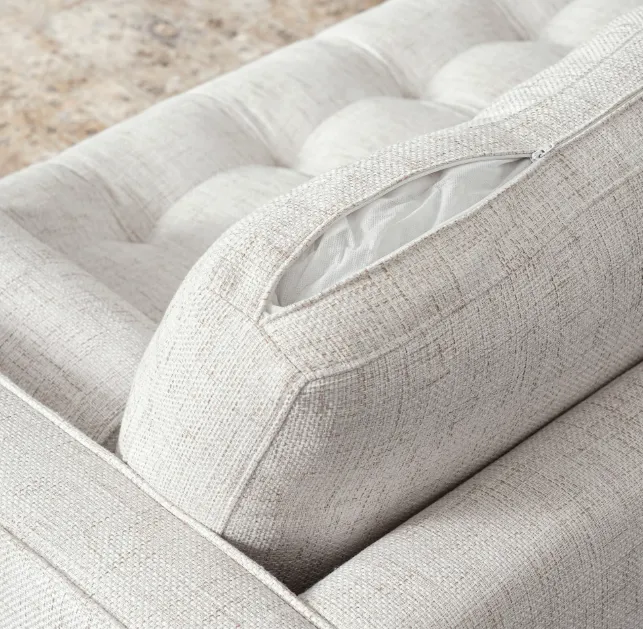Canapé d'angle Salies en tissu, vue 2 sur 5