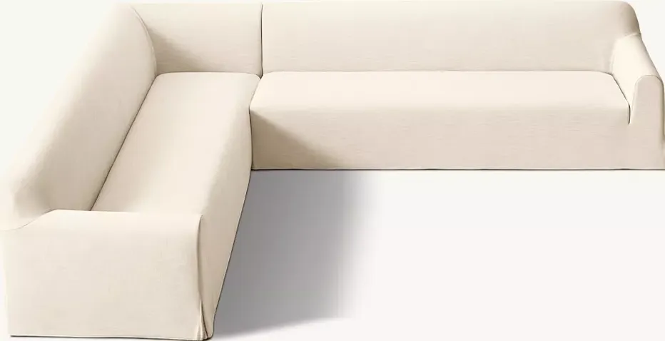 Canapé Eymet en tissu, vue 3 sur 4