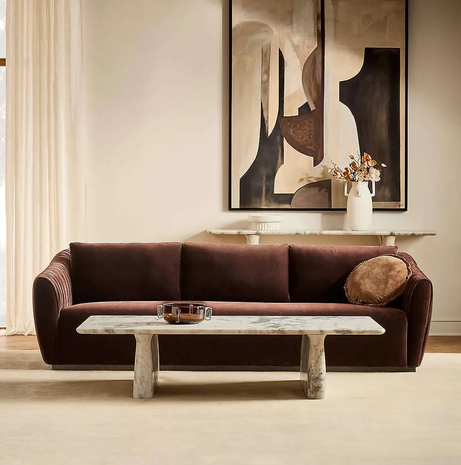 Canapé Fécamp en velours, collection canapés ELWOOD HOME