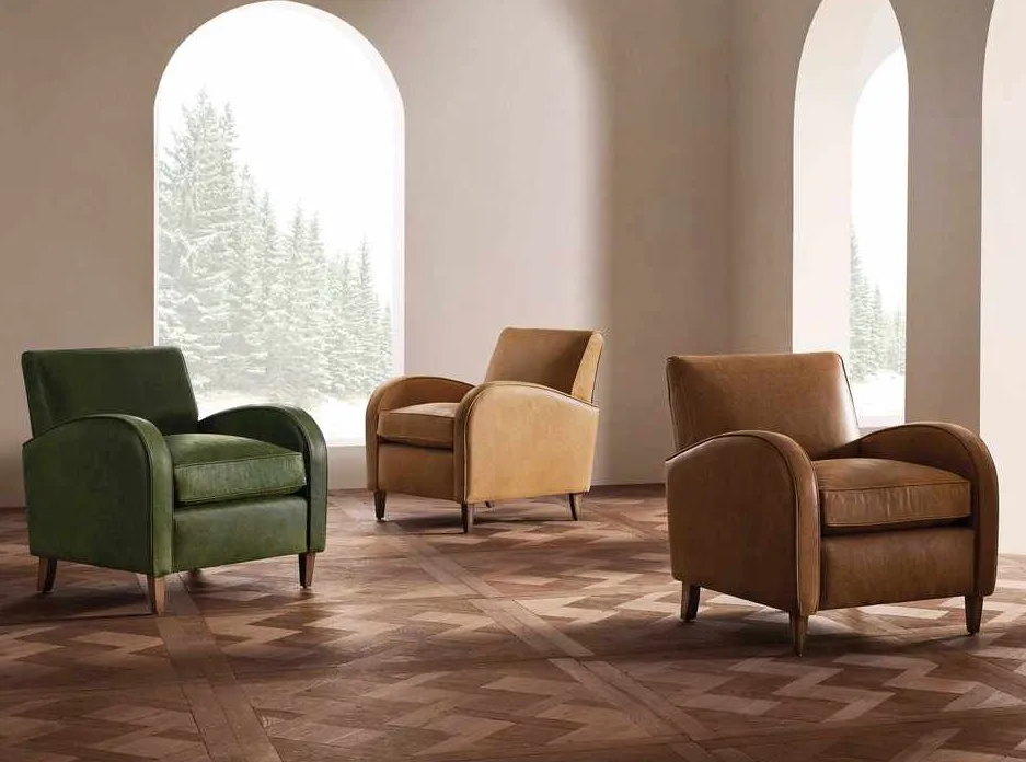 Canapé Gordes en cuir, vue 2 sur 6