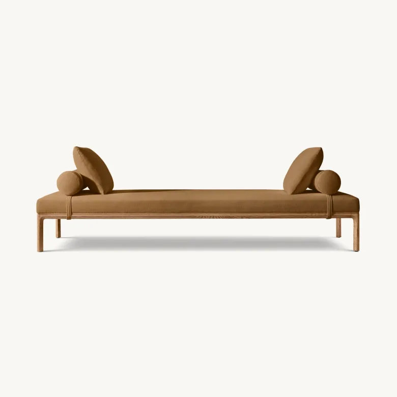 Canapé Grasse en tissu et bois massif, collection canapés ELWOOD HOME