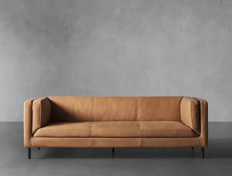 Canapé Honfleur en cuir, collection canapés ELWOOD HOME