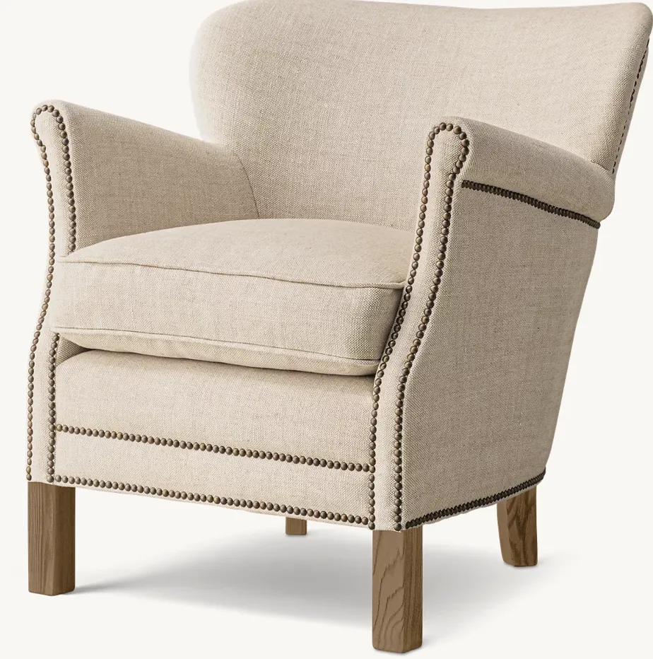 Fauteuil Mimizan en tissu, vue 2 sur 4