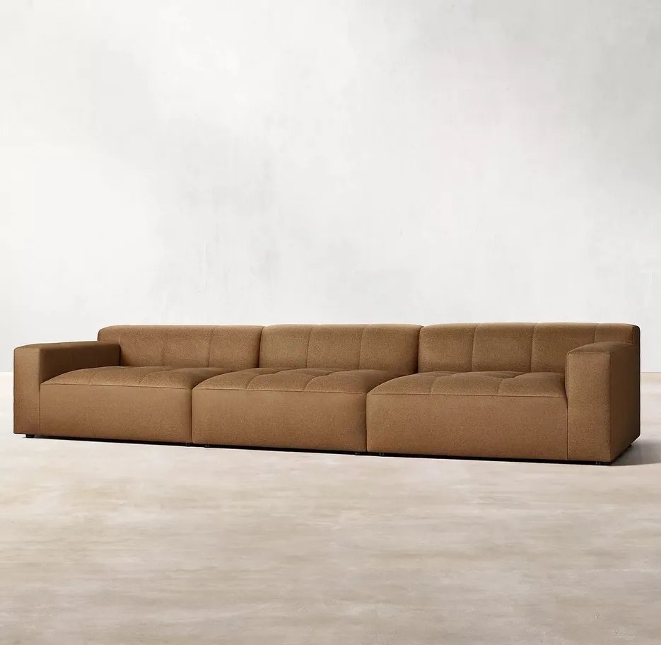 Canapé modulable Chablis en velours, collection canapés ELWOOD HOME