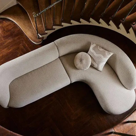 Canapé modulable Chevreuse en bois massif — canapés