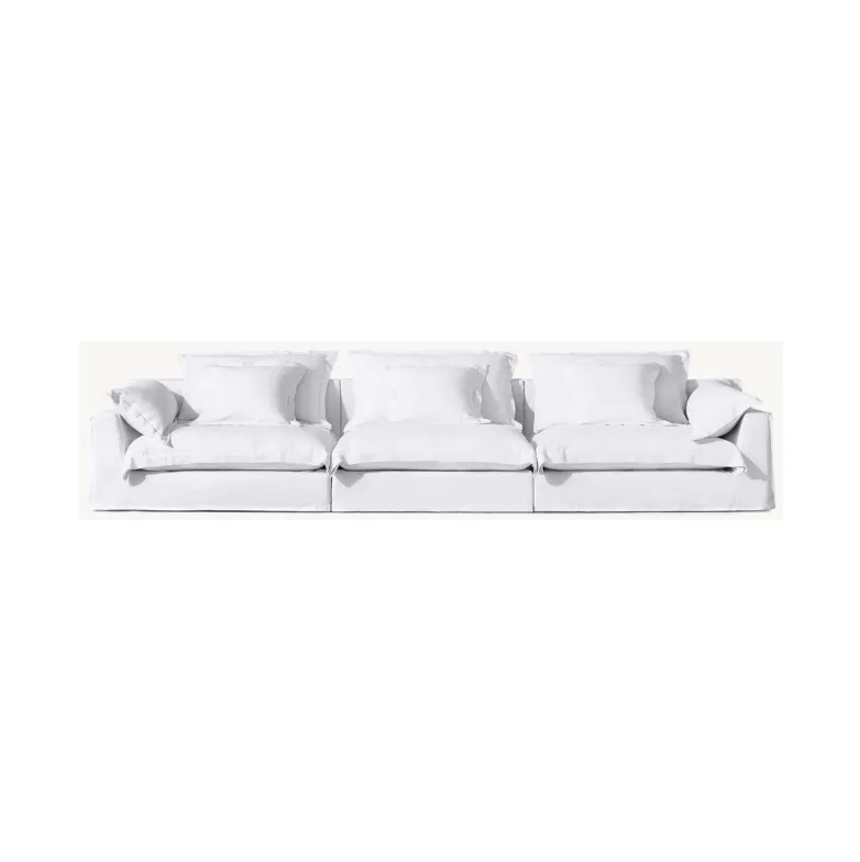 Canapé modulable Dinan en cuir, collection canapés ELWOOD HOME