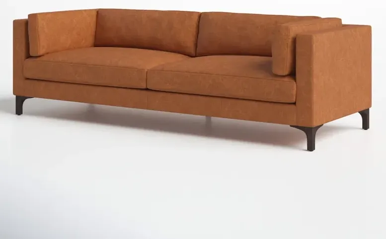 Canapé modulable Forcalquier en cuir, vue 3 sur 6