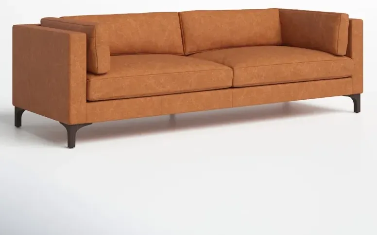 Canapé modulable Forcalquier en cuir, vue 4 sur 6