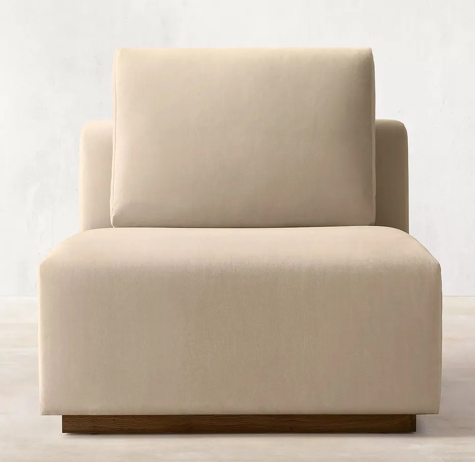 Canapé modulable Grasse en tissu, vue 4 sur 6