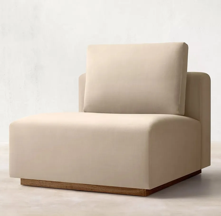 Canapé modulable Grasse en tissu, vue 5 sur 6