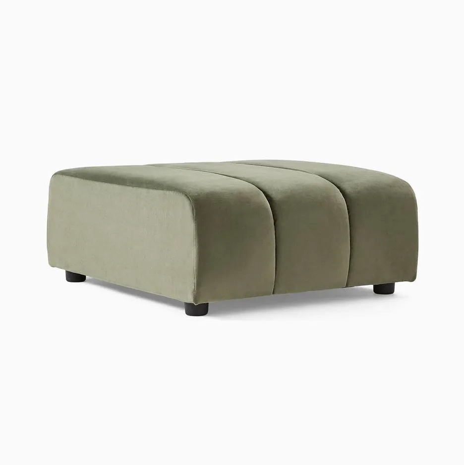 Canapé modulable Joyeuse en velours, vue 2 sur 4