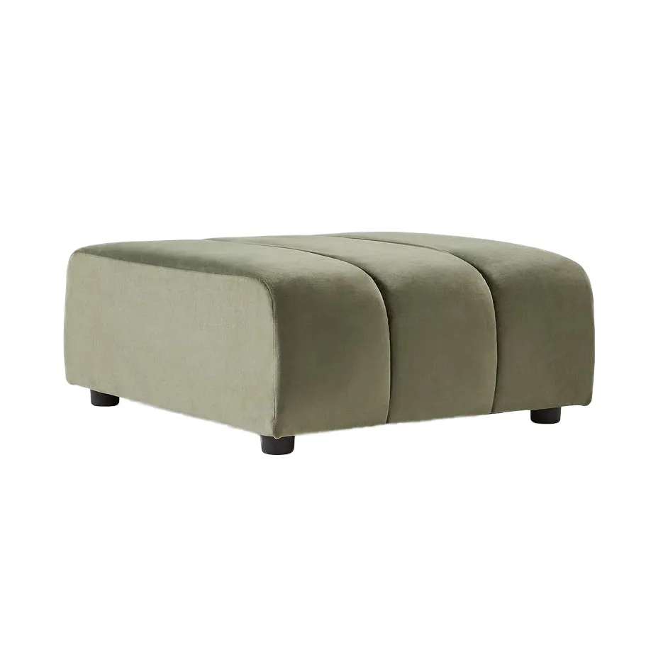 Canapé modulable Joyeuse en velours, vue 3 sur 4