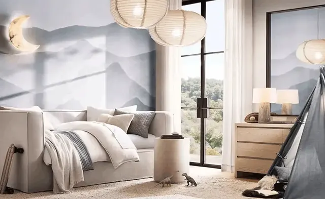 Canapé modulable Labeaume en tissu — canapés