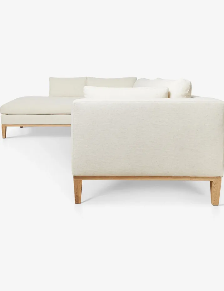 Canapé modulable Largentière en tissu, vue 4 sur 6