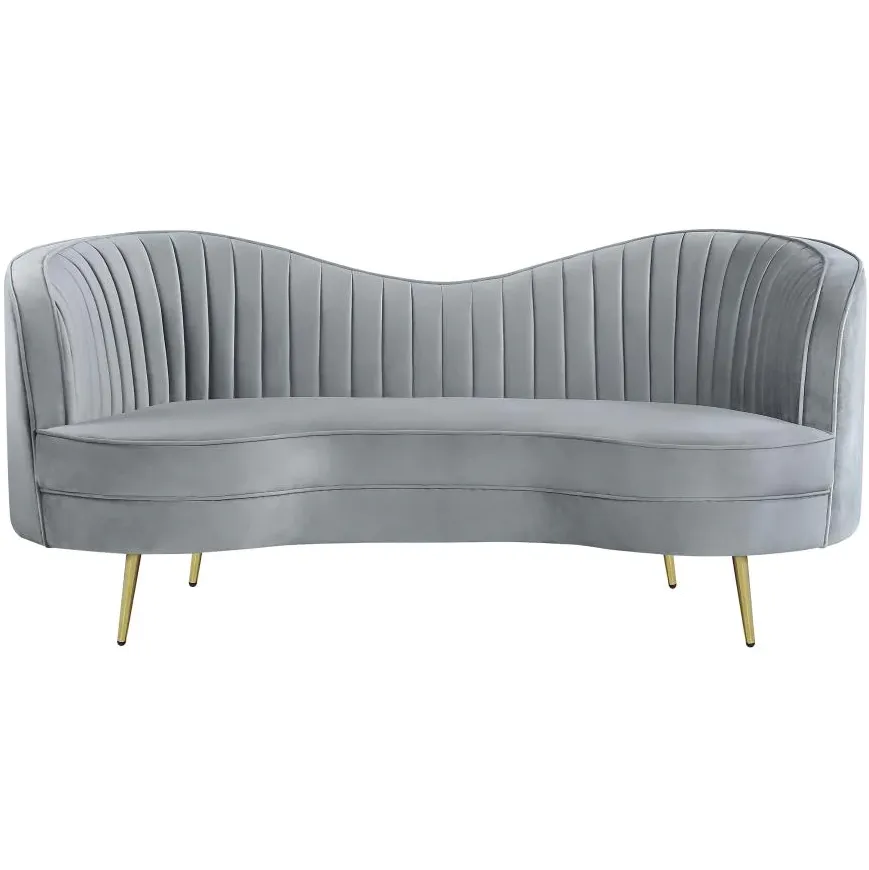 Canapé modulable Massat en velours