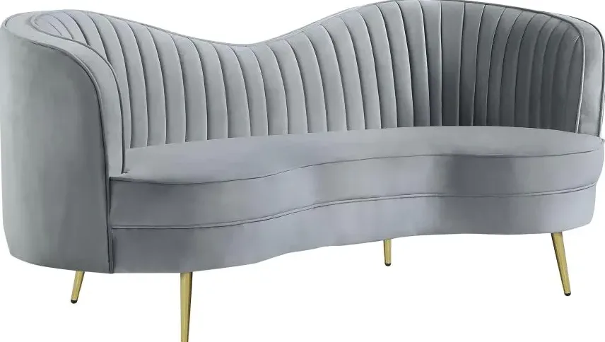 Canapé modulable Massat en velours, vue 4 sur 6