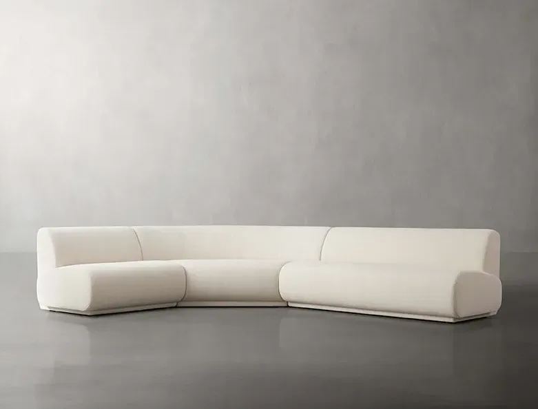 Canapé modulable Mende en tissu, collection canapés ELWOOD HOME