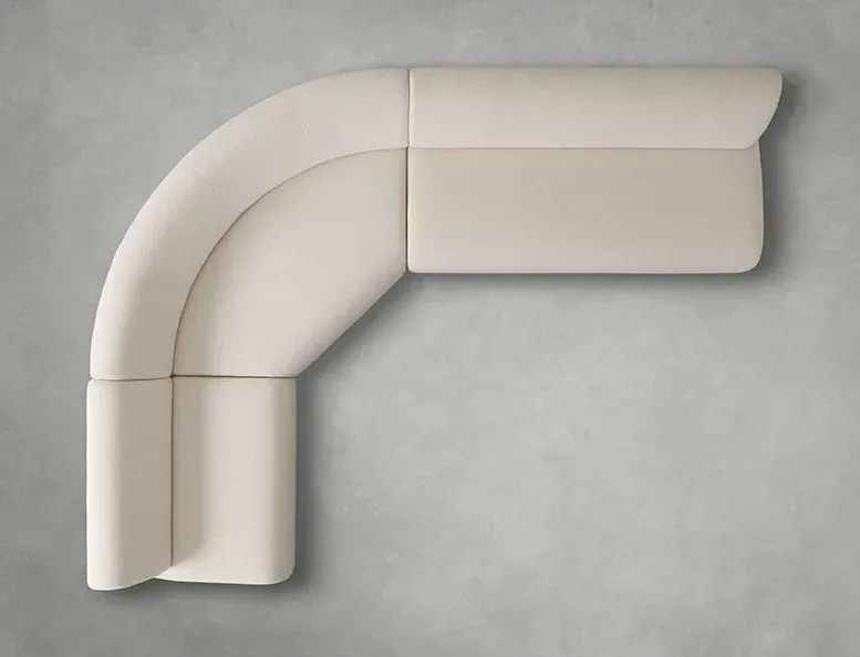 Canapé modulable Mende en tissu, vue 3 sur 6