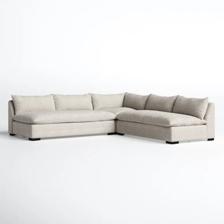 Canapé modulable Morlaix en tissu, vue 3 sur 6