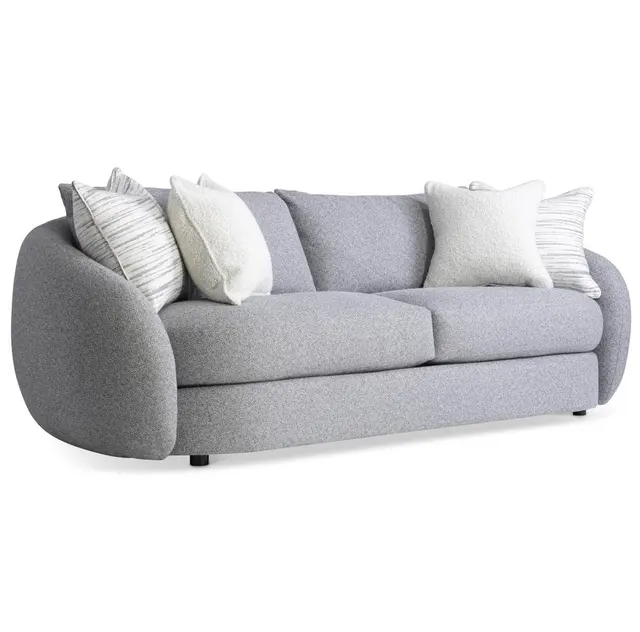 Canapé modulable Morlaix en tissu blanc — canapés