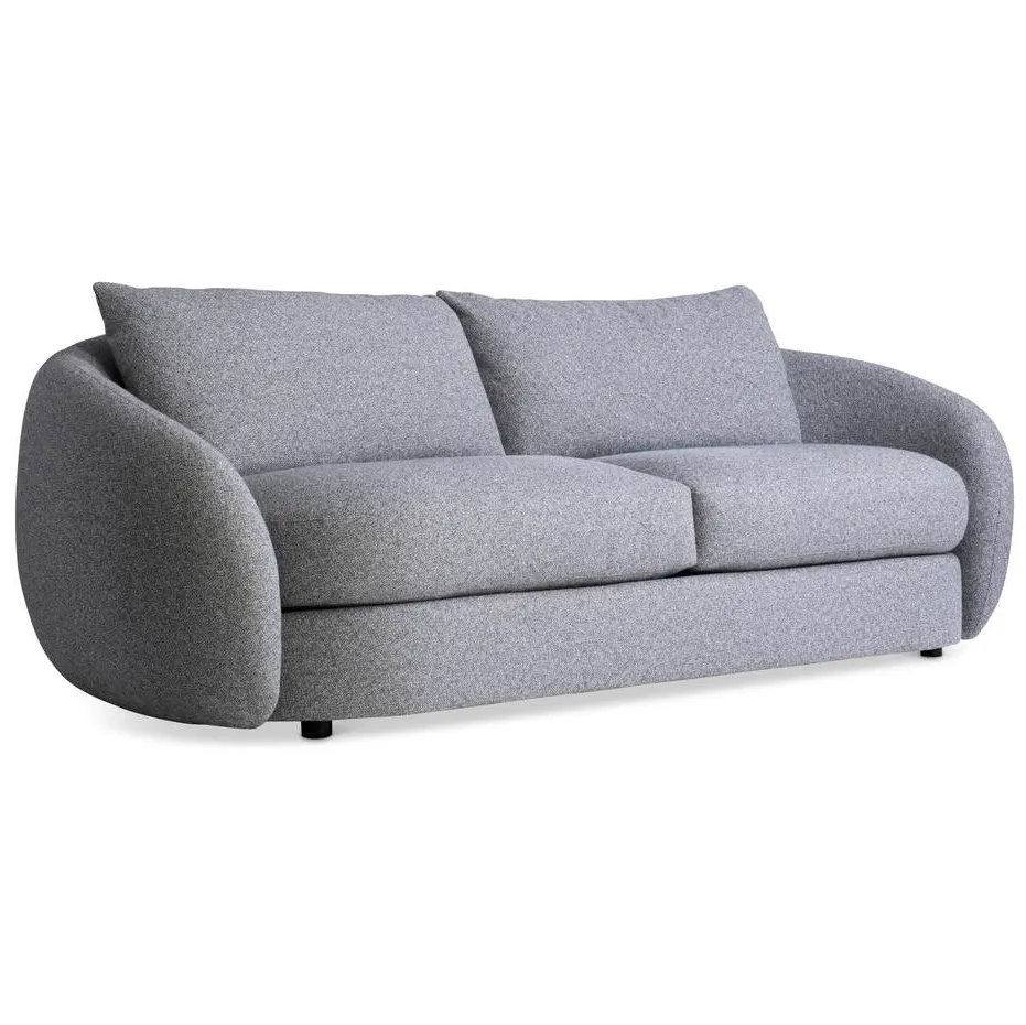 Canapé modulable Morlaix en tissu blanc, vue 3 sur 6