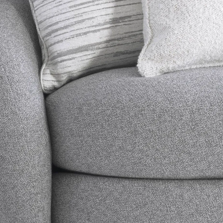 Canapé modulable Morlaix en tissu blanc, vue 6 sur 6