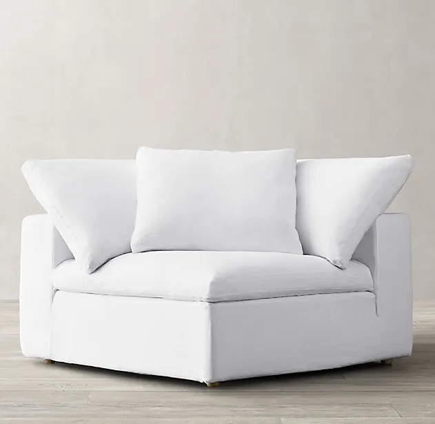 Canapé modulable Nantua en tissu, vue 5 sur 6