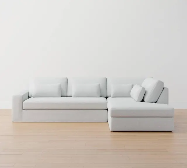 Canapé modulable Nasbinals en tissu — canapés