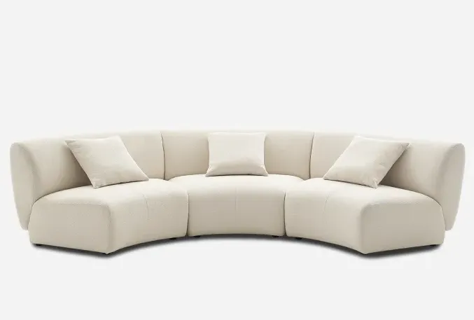 Canapé modulable Navarrenx en tissu, vue 4 sur 6