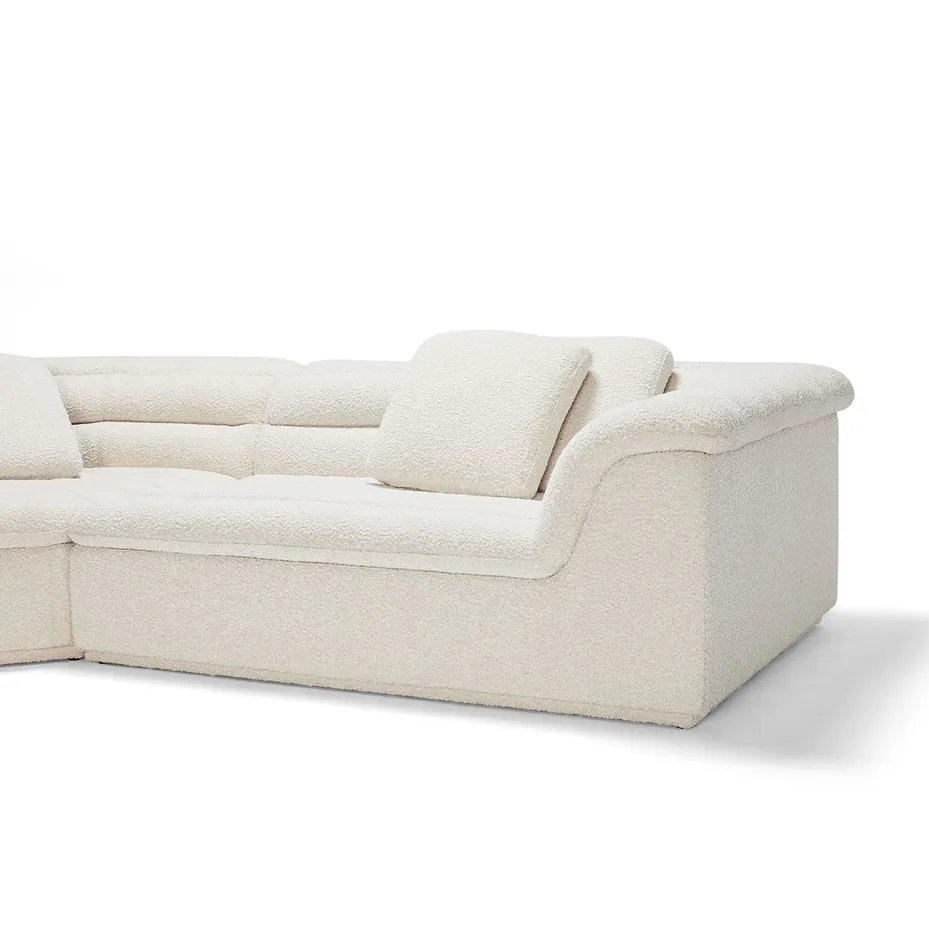 Canapé modulable Olonzac en tissu, vue 2 sur 6