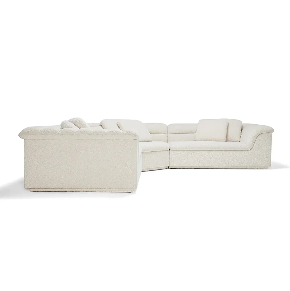 Canapé modulable Olonzac en tissu, vue 3 sur 6